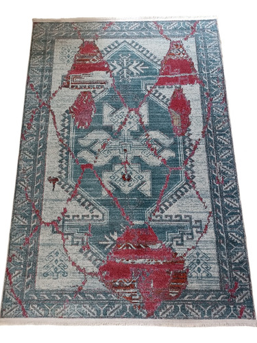 Alfombra Turca Mirac Hali Vintage Sala Recámara 160x230cm