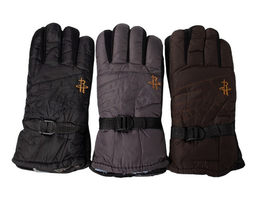 Guantes Moto Invierno Impermeable Deportivo Liso Nieve 