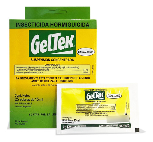 Geltek Insecticida Liquido Concentrado P/diluir Displayx25un