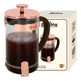 Cafetera Francesa Grande Con Embolo De Acero Hudson 800ml