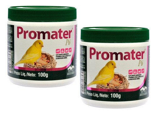 2 Promater Pó Vetnil Reprodução 100gr Original Envio Imediat