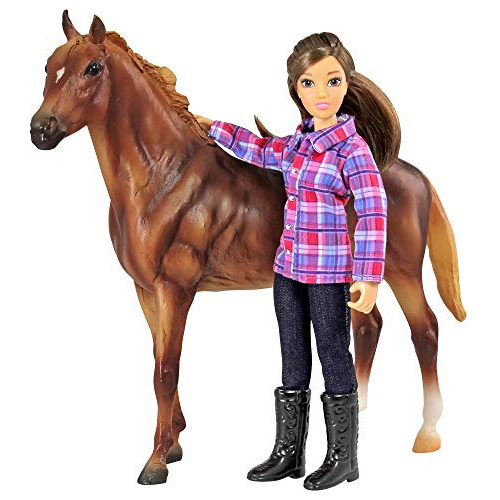 Set De Muñecas Y Caballos Breyer Western Horse And Rider