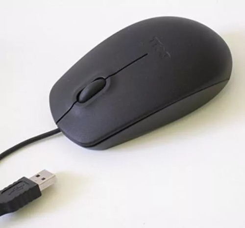 Mouse Ratón Cable Usb Óptico Dell 09rrc7 Negro