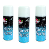 X3 Spray Nieve Artificial Decoracion Navidad 250ml Espuma