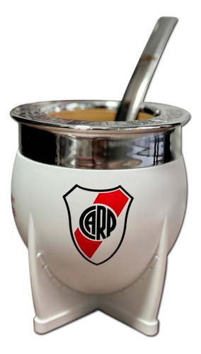 Mate Pampa Xl River Plate Bombilla Termico Carp Pettish 