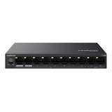 Switch Desktop 8 Portas Fast + 2 P Uplink S1010f-p Intelbras