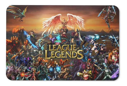 Mouse Pad Gamer Grande League Of Legends - Lol 60 X 40 Cm