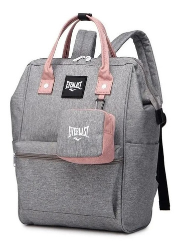 Mochila Cartera Everlast Original Urbana Mujer Con Monedero