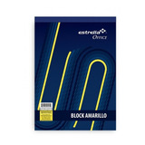 Block Carta Amarillo Rayado 50 Hojas Libreta Legal Cuaderno