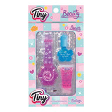 Maquillaje Set Infantil Tiny Brillo Labial Gloss Esmalte Sb