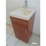 Gabinete Mueble Baño Lavabo Bowl Ovalin Moderno C Monomando