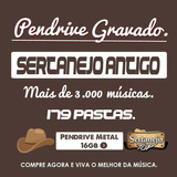 Pendrive Gravado Sertanejo Antigo E Moda De Viola Raiz