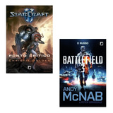 Livros Starcraft Ii Ponto Crítico + Battlefield 3 O Russo *