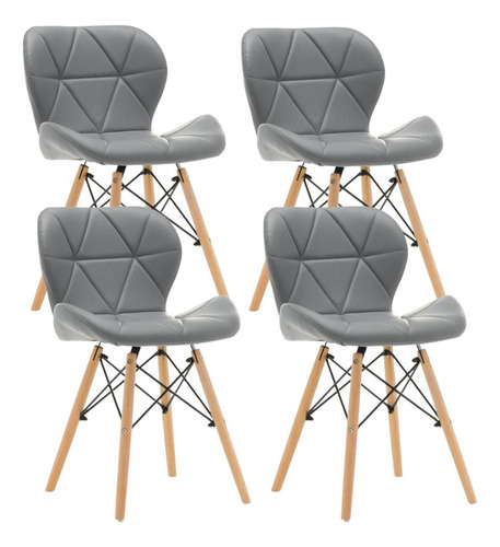 Pack X4 Silla Eames Acolchada Radar