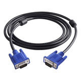 Cable Vga Largo 1.5 Metro Macho A Macho Monitor Pc Proyector