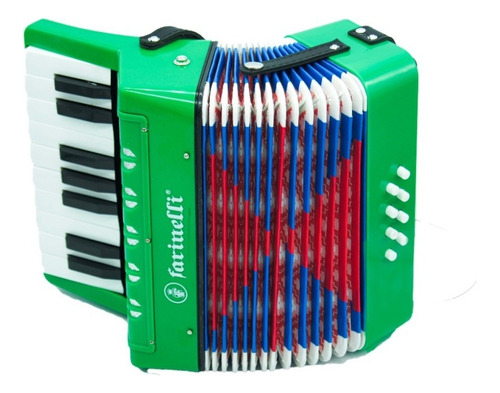 Genial Acordeon Profecional Con 17 Teclas Y 8  Botones Woow