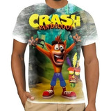 Camisa Camiseta Crash Bandicoot Serie Game Jogo Ps2 Ps3 {t18