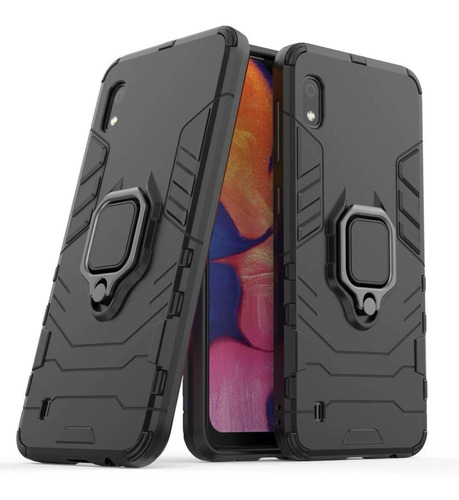 Capa Capinha Anti Impacto Shock Suporte Anel 360° 4 Em 1 Samsung Galaxy A10 Tela 6.2