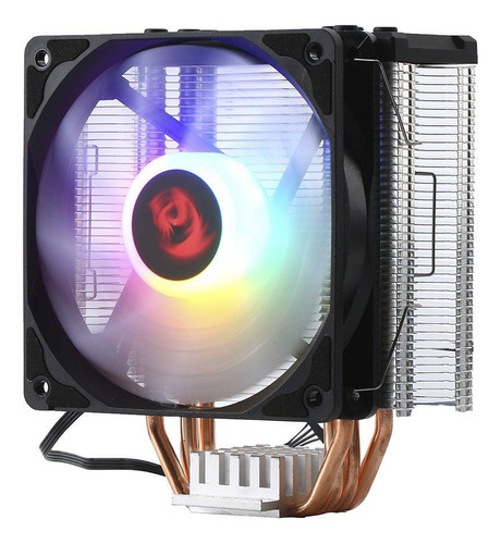 Cooler Processador Redragon Sif Cc-1052 Led Rainbow - Preto