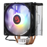 Cooler Processador Redragon Sif Cc-1052 Led Rainbow - Preto