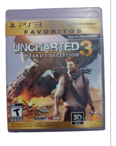 Uncharted 3 Drakes Deception Favoritos Ps3 Físico Original 