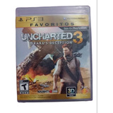 Uncharted 3 Drakes Deception Favoritos Ps3 Físico Original 