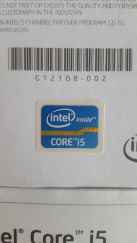 Logo Original Intel Core I5