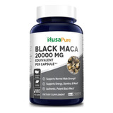 Maca Negra 20000 Mg Fuerza Máxima Energía Resistencia180 C