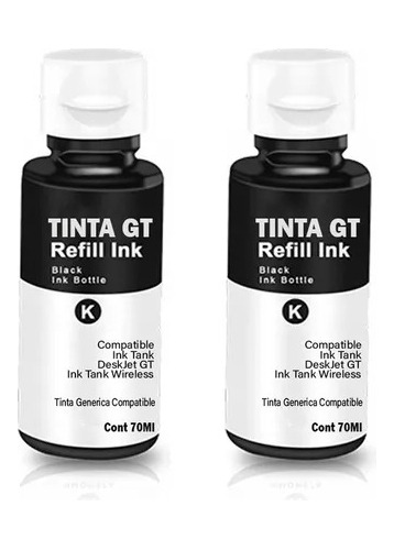 2 Tintas Genéricas Gt51 Gt53 | Tank 310/410/530/630/618/720