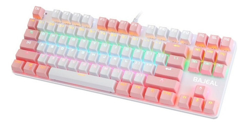 Teclado Gamer Mecanico De Rgb Antighosting Teclas Para Pc