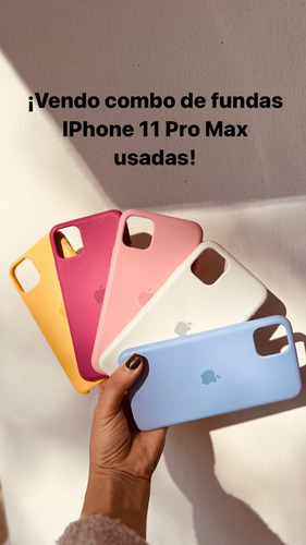 Combo Fundas iPhone 11 Pro Max Usadas