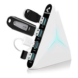 Hub Usb 3.0 Vertical Data Hub Con Cable Largo - Cable