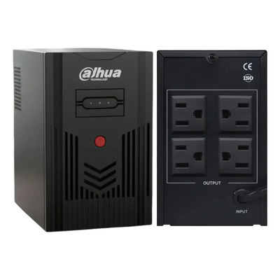 Dahua Regulador No Break 800va 480w DH-PFM350-480-A Ups Con Bateria Respaldo Color Negro. | Meses sin interés