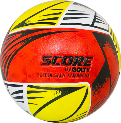 Balón Futbol Sala Score By Golty Competicion tribal #62-64 Color Rojo