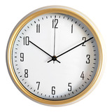 Reloj De Pared Análogo Minimalista 26 Centímetros