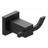 Percha Baño Negra Hidromet Geometry Accesorio Black