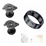 Naruto Aretes Y Anillo