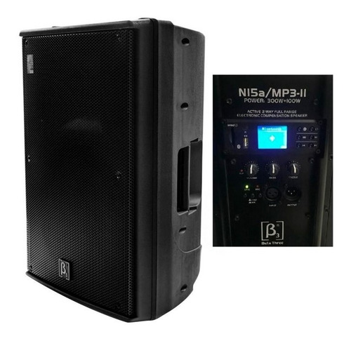 Parlante 15 Activo N15a Mp3ii Beta Three 400w Rms+base Cabi 