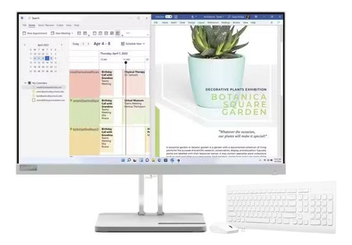 Monitor Lenovo 24  Fhd 100ghz L24e-40 + Teclado + Mouse
