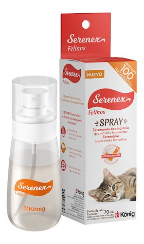 Serenex Gatos Spray 70 Ml Koning - Promoção - Envio Imediato