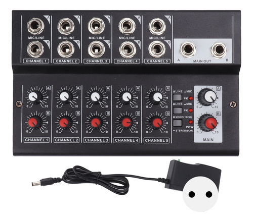 Mezclador De Sonido Mix5210 Mezclador Digital De 10 Canales