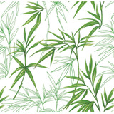 Papel De Parede Adesivo Japones Bambu  Folha 1m