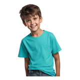 Camiseta Infantil Juvenil Básica Lisa Menino Menina Algodâo