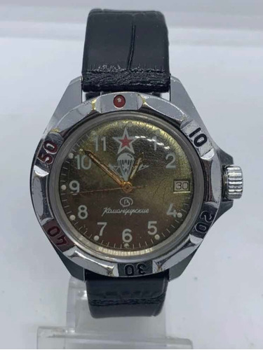 Reloj De Pulso De Cuerda Vostok Komandirskie Ruso Sovietico