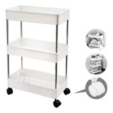 Carrito De Cocina Frutero Organizador Multiusos 3 Niveles 23