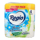Papel Higienico Regio Aires De Frescura 4 Rollos