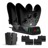 Carregador Controle Xbox One Series S X + 2 Baterias 800mah