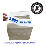 5.000 Etiqueta Térmica 10x15 Resma 100x150 Serrilhada Promo