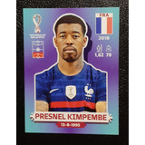 Figurita Mundial Qatar 2022 Azul Europea Presnel Kimpembe