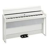 Teclado Piano Digital Korg G1 Air 88 Bluetooth + Mueble Color White